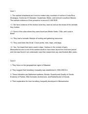 Quiz Answers Pdf Quiz The Earliest Inhabitants Are From The