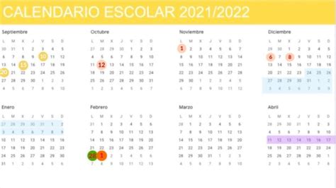 El calendario escolar en Cádiz para el año 2021 2022 así caen los días