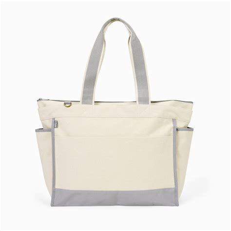 Whisper Grey Colorblock Canvas Boat Tote Thirty One Ts Affordable Purses Totes And Bags