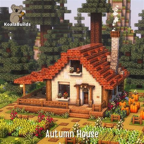 Minecraft Builds And Tutorials On Instagram Rate This Autumn House