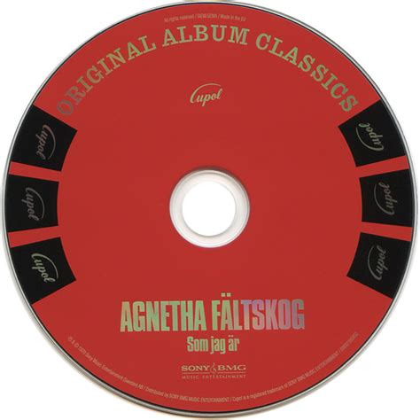 Car Tula Cd De Agnetha F Ltskog Som Jar R Portada