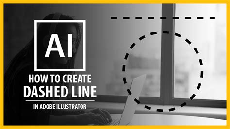 How To Create Dashed Line In Adobe Illustrator Vector Tutorial Youtube