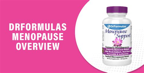 Drformulas Menopause Reviews How Does It Work