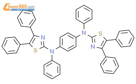 398490 59 0 1 4 Benzenediamine N N Bis 4 5 Diphenyl 2 Thiazolyl N N