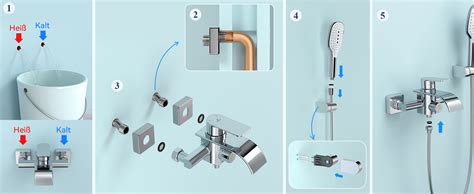 Kulaco Badewannenarmatur Wasserfall Mit Handbrause Wasserhahn