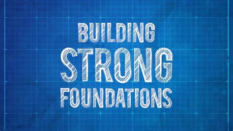 Itw 2022 Building Strong Foundations Introduction Youtube