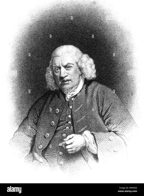 Samuel Johnson English Author Stock Photo Alamy