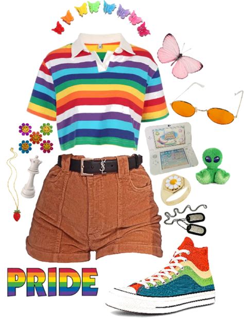 Happy Pride Outfit Shoplook Lgbtq Outfit Gay Pride Outfit Pride Parade Outfit