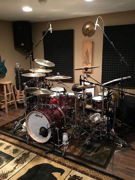 Pin By Miki Klamer On Drumzzz Drum Room Drums Studio Home Studio Music