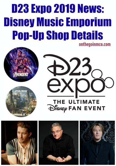 D23 Expo 2019 News Disney Music Emporium Exclusive Offerings