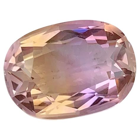 Carat Natural Loose Ametrine Oval Shape Gem For Necklace Jewellery