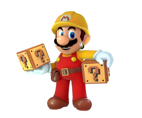 Mario holding Blocks- Super Mario Maker 2 (render) by NaffyBng on ...