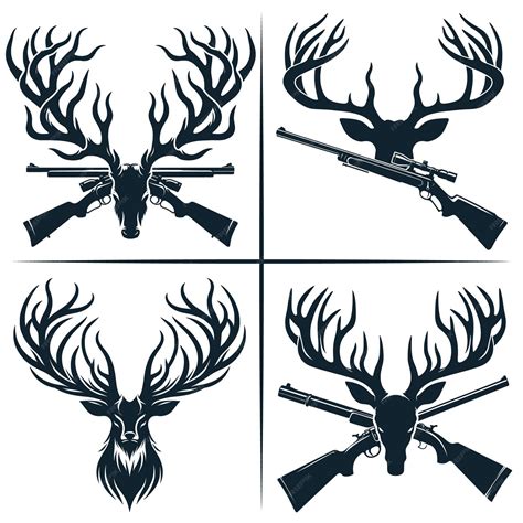 Premium Vector Deer Head Svg Deer Hunting Svg Cut File Cricut File