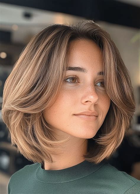 Chic Layered Bob Haircuts Classic Volume Bob Face Framing Layers