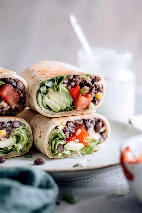 Easy Vegan Bean Burrito – Nutriciously