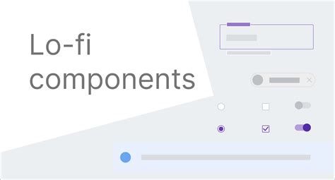 Lo Fi Components UI Kit Figma Community