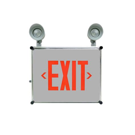 Stanpro Exit Emergency Lighting Combination Units NEMA4X WEATHERPROOF