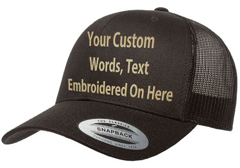 Custom Embroidered Caps EMBROIDERY DESIGNS