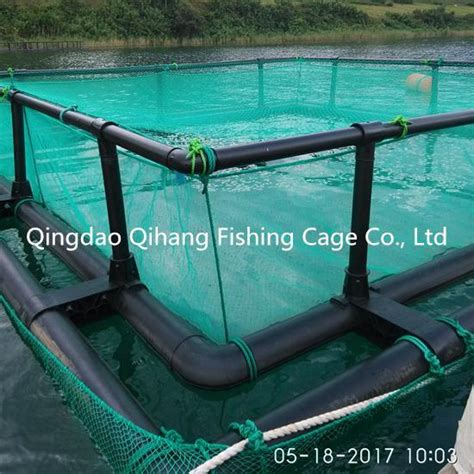 Traditional Square Aquaculture Floating Fish Cage For Farming Id