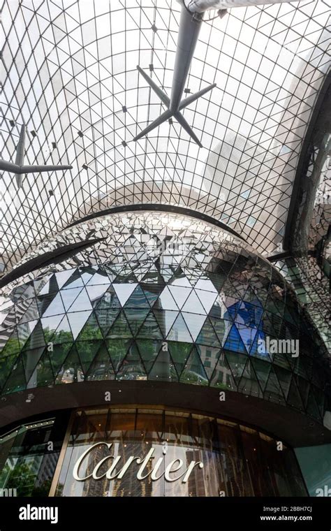 Cartier And Canopy Structure In The Entrance Of Ion Orchard Ion