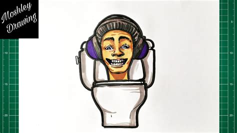 How To Draw Dj Toilet Skibidi Toilet Youtube