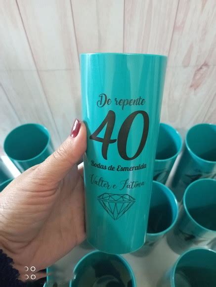 Copo Long Drink 40 Anos Elo7 Produtos Especiais