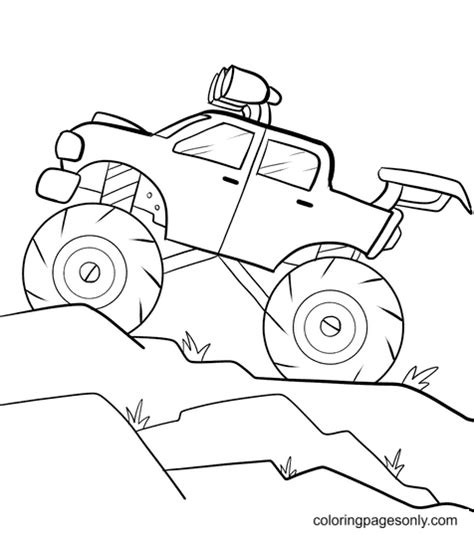 Scooby Doo Monster Truck Coloring Pages