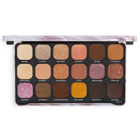 Makeup Revolution Forever Flawless Shadow Palette 19 8 Gr Nude Silk