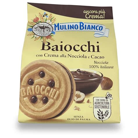 Mulino Bianco Baiocchi Nocciola 260g Paradiso Italiano Shop