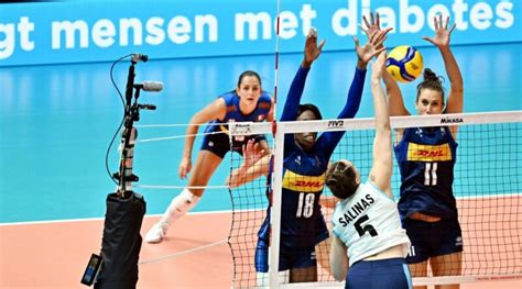 Pallavolo FIVBWomensWCH Italia Batte LArgentina Ed Entra Nei Quarti