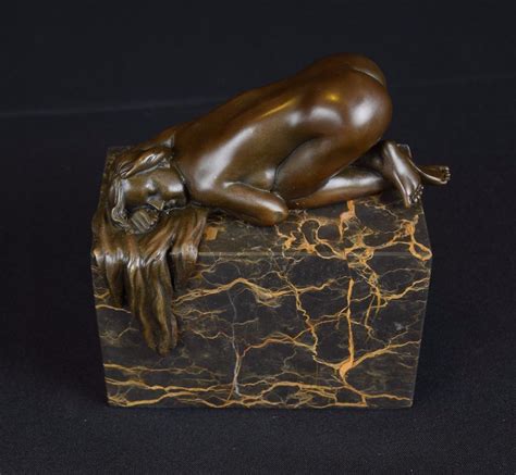 Bronzeskulptur Erotik Nackte Frau Bronze Figur Akt Ebay