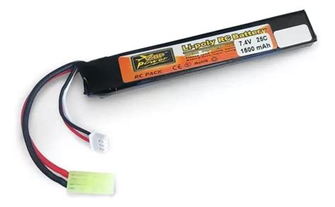 Bateria Li Poly Bateria Lipo Mah V Replica Airsoft Cuotas