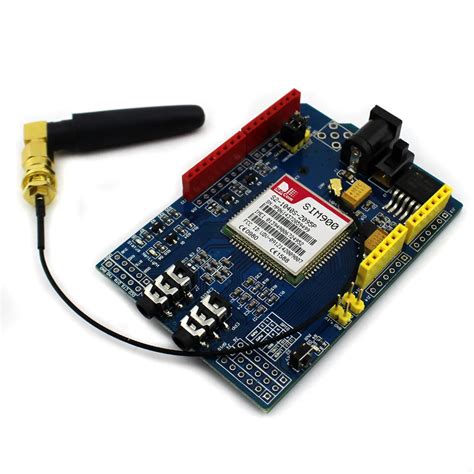 Sim Quad Band Gsm Gprs Shield Development Board For Arduino Antenna