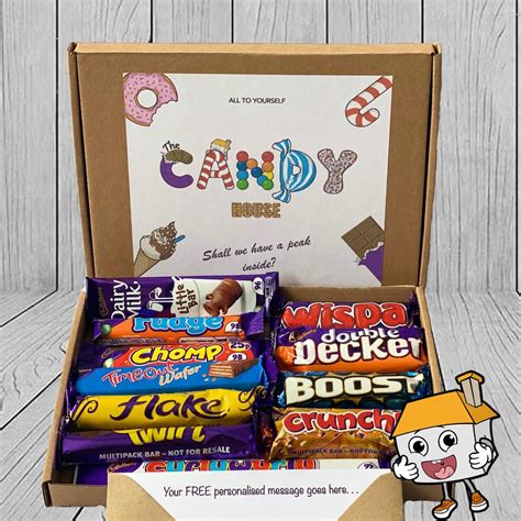 Cadbury Gift Box Personalised Message Chocolate Hamper Treat Box ...