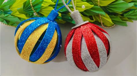 Easy Christmas Decorations Ideasimple N Beautiful Christmas Ornaments 🎄🎄 Youtube