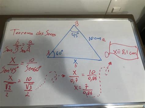 No Tri Ngulo A Seguir Determine A Medida Do Lado Ac Tendo Em Vista As