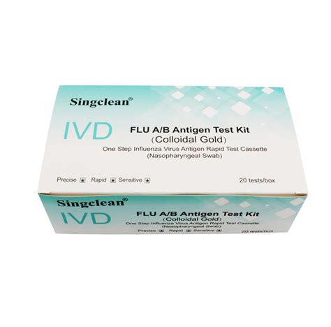 Accurate And Reliable Nasopharyngeal Swab Singclean Flu A B Antigen