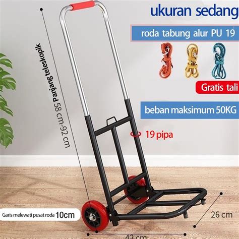 Jual Reaim Troli Trolley Troly Lipat Serbaguna Trolley Besi Lipat