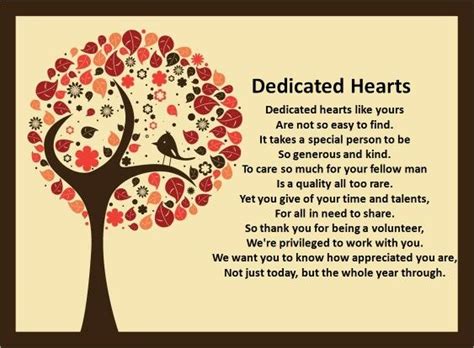 Thank You Poems For Volunteers