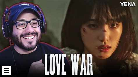 Reaction To YENA Love War Feat BE O MV YouTube