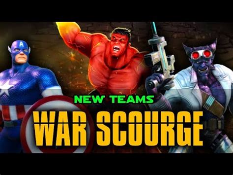 New Teams For War Scourge Unlock Red Hulk Smartly Save Resources