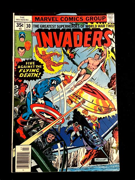 The Invaders Captain America Sub Mariner Human Torch Comic