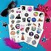 Amazon BulbaCraft 100Pcs Disco Stickers Disco Ball Stickers