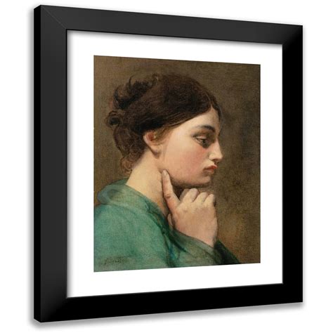 Jean Auguste Dominique Ingres 19x24 Black Modern Framed Museum Art