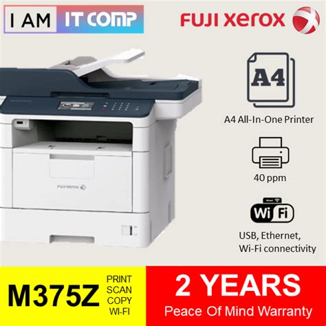 Fuji Xerox Docuprint M Z Multifunction A Monochrome All In One