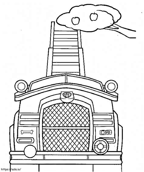 Marshall Fire Truck coloring page