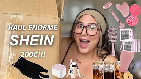 MEGA haul de SHEIN me gasté 200 en cosas random YouTube