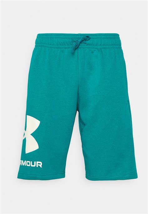 Under Armour Rival Big Logo Sports Shorts Coastal Tealteal Uk