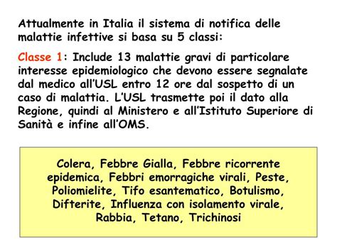 Ppt Notifica Misure Preventive Specifiche E Accertamento Diagnostico