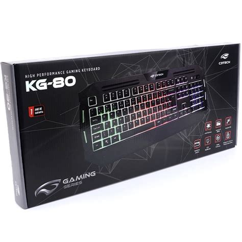 Teclado Gamer Usb Kg Bk C Tech Starhouse Mega Store